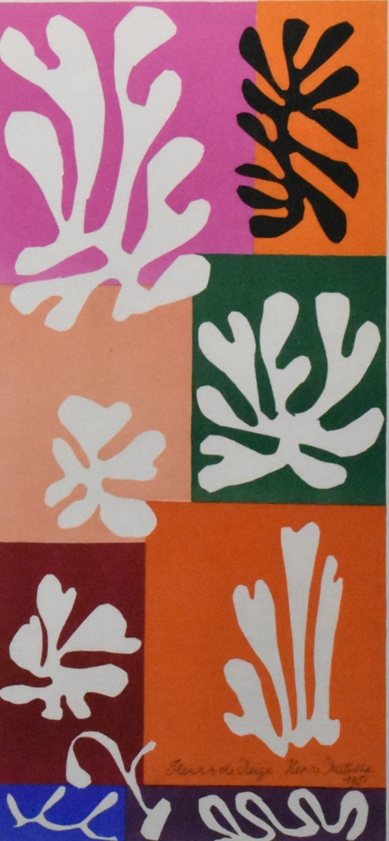 アンリ・マティス 「雪の花」 リトグラフ 1958年制作 【正光画廊】 www