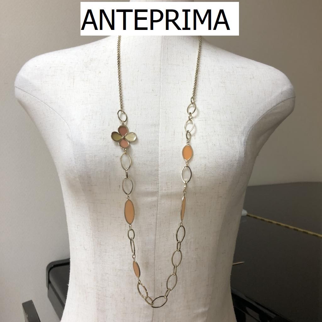 ANTEPRIMA アンテプリマ  四つ葉 四葉 よつば クローバー ロング ネックレスの画像1