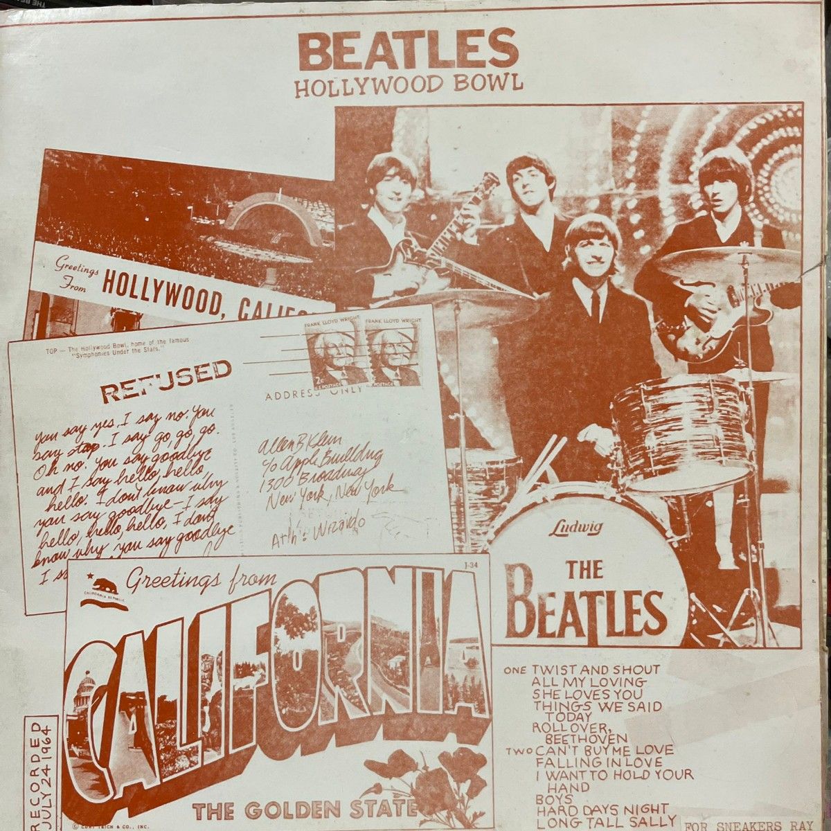 ビートルズ BEATLES Back in 1964 at the Hollywood Bowl LPレコード