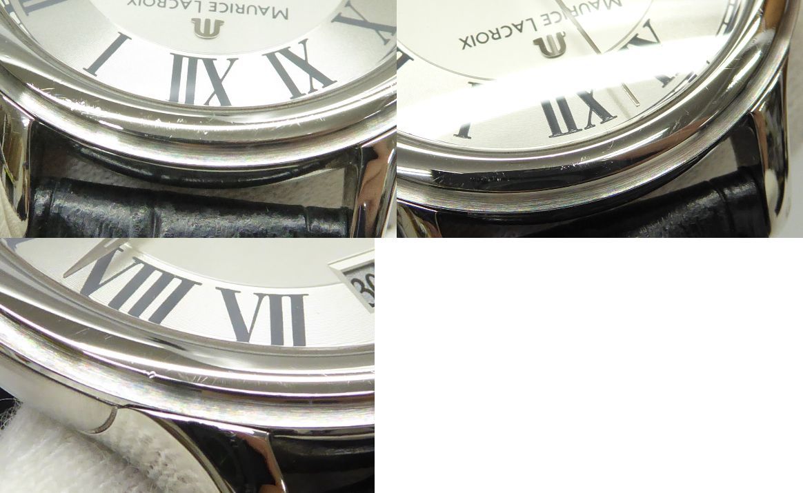モーリス・ラクロア MAURICE LACROIX LC1077 クォーツ 腕時計 △WA5558の画像5