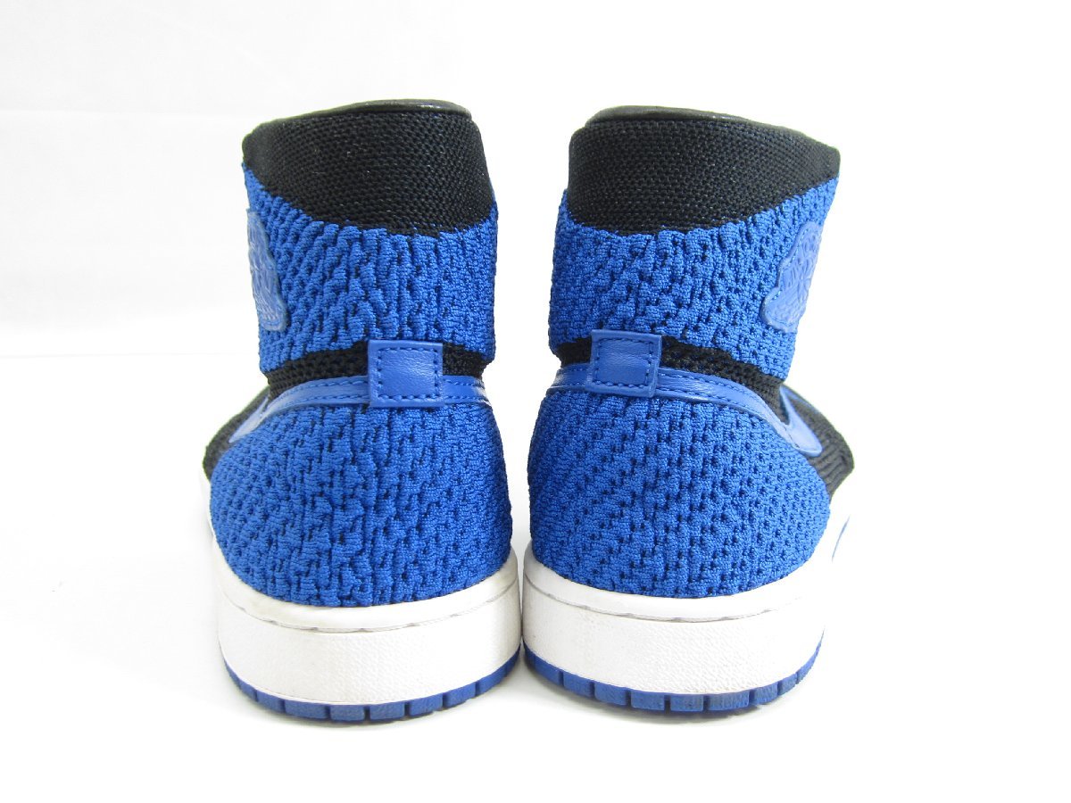 NIKE ナイキ AIR JORDAN 1 RETRO HI FLYKNIT 919704-006 SIZE:US8 26.0cm メンズ スニーカー 靴 □UT9363_画像4