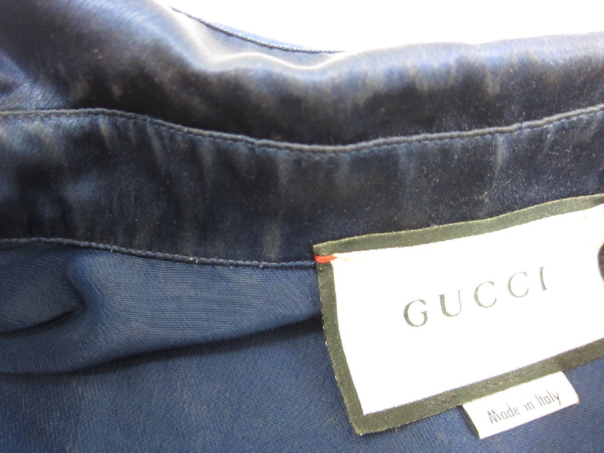 Gucci グッチ 568300 ZABX9 GGスター 半袖 ボウリングシャツ SIZE:44 メンズ 衣類 □UF3763_画像4