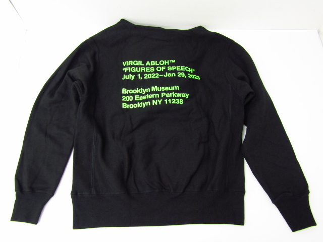 Virgil Abloh × Disney ヴァージル・アブロー×ディズニー パーカー フーディー ブラック ASIA/XL 中古 ◆FG6361_画像6