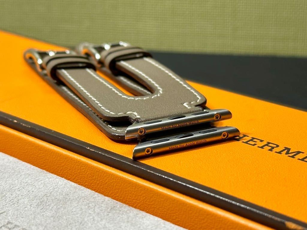 即決 希少 美品 レア Apple watch HERMES ダブルバックル カフ 即決 希少 美品 レア Apple watch HERMES ダブルバックル カフ
