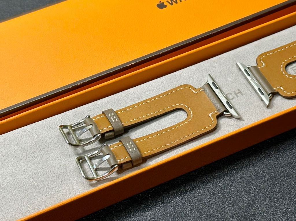 即決 希少 美品 レア Apple watch HERMES ダブルバックル カフ 即決 希少 美品 レア Apple watch HERMES ダブルバックル カフ