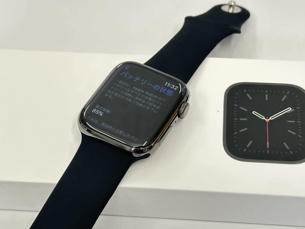 ☆即決 Apple watch Series6 44mm グラファイトステンレス GPS+