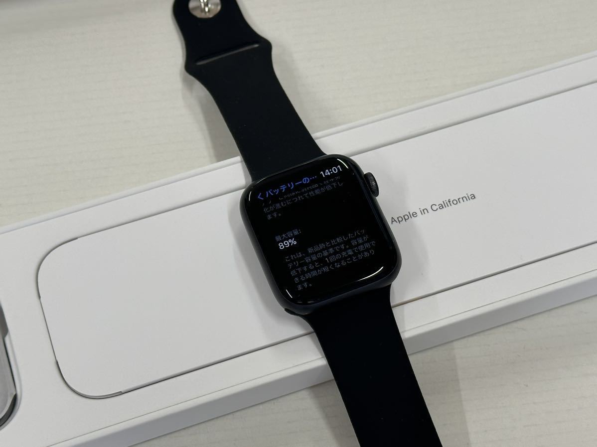 即決 Apple watch Series6 44mm スペースグレイアルミニウム GPSモデル