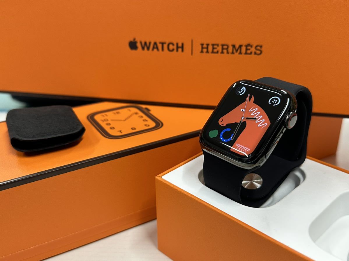 ☆即決 バッテリー100% 美品 Apple Watch series5 HERMES 40mm