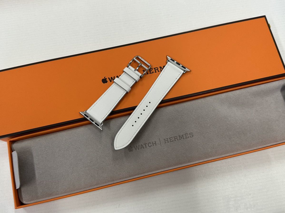 即決 未使用 Apple Watch Hermes 41mm 40mm 白 シンプルトゥール 即決 未使用 Apple Watch Hermes 41mm 40mm 白 シンプルトゥール