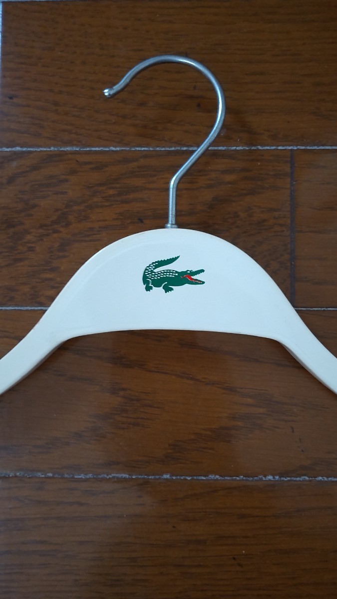 非売品貴重LACOSTE ラコステ 木製 ハンガー 中古/ファッション ブランド ワニ NOT FOR SALE _画像1