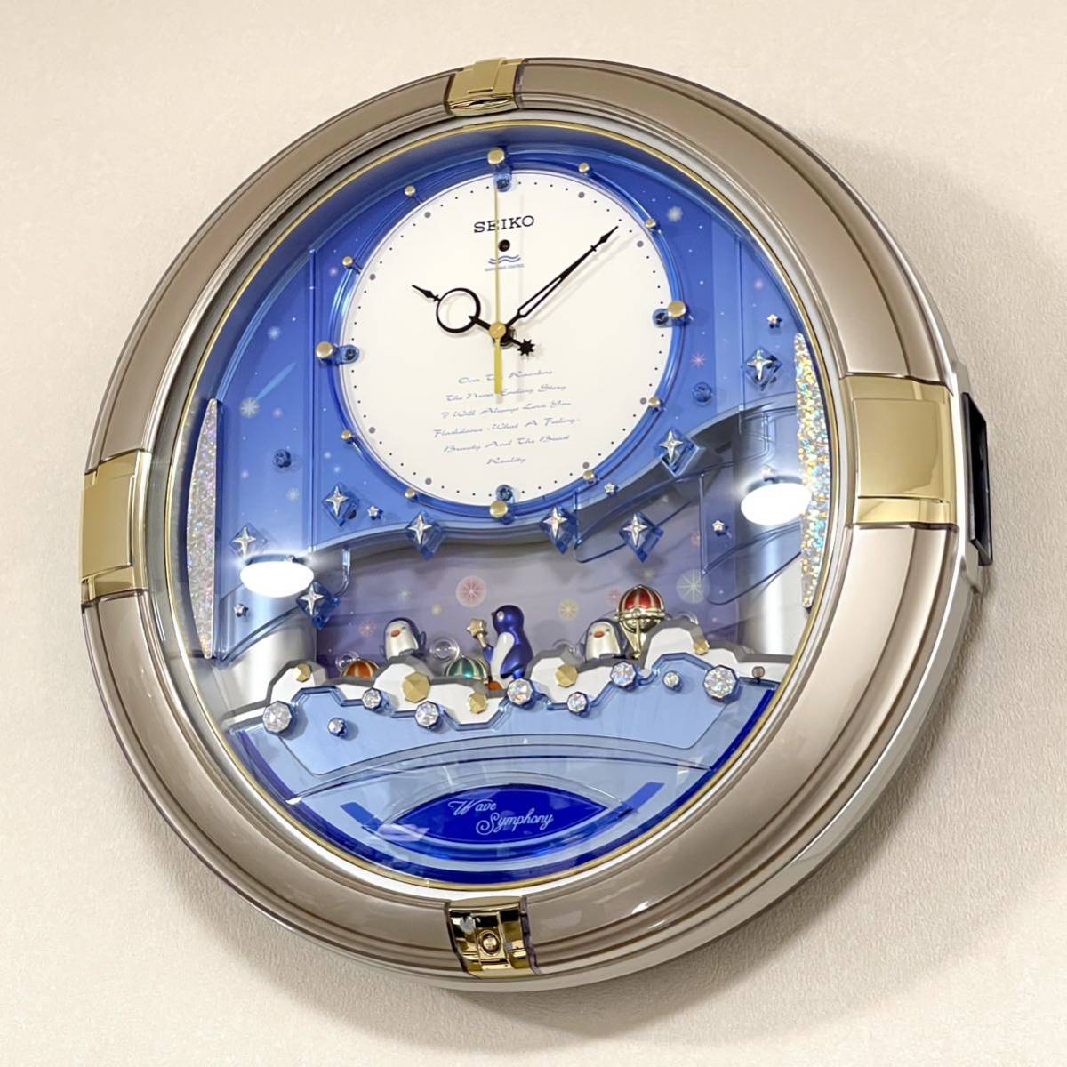 Yahoo!オークション - 【美品】からくり時計 SEIKO Wave Yahoo!オークション - 【美品】からくり時計 SEIKO Wave