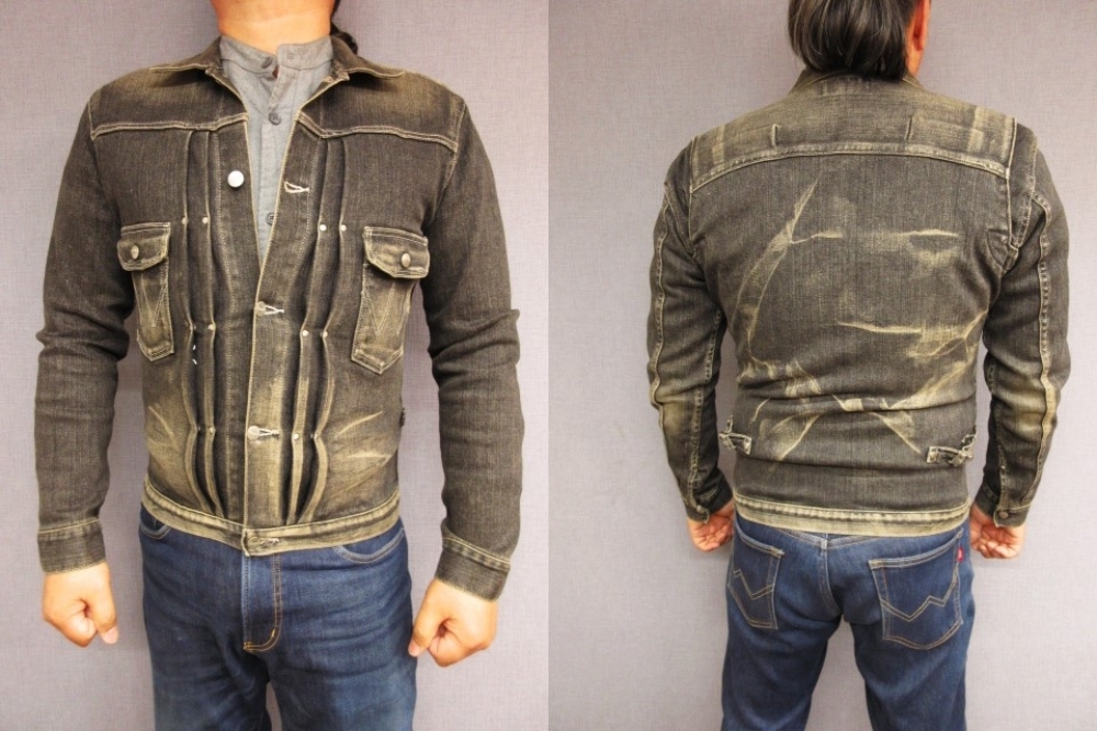 L ラングラー＋メンズビギ BEN THE RODEO TAILOR Brt ストレッチ デニムジャケット ( Wrangler Mens BIGI RRLの画像1