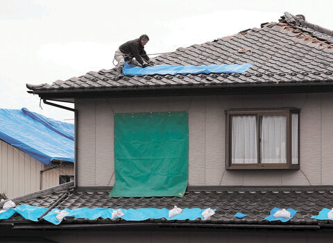 千葉市・稲毛区・若葉区・花見川区・美浜区　地震・屋根工事と雨漏り工事・地震や災害に備えた対策を・格安外壁塗装_画像1