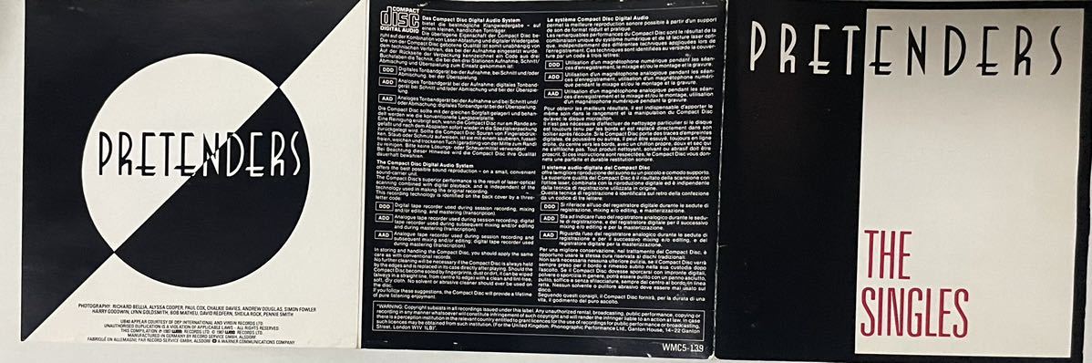中古 国内盤CD/Pretenders『The Singles』プリテンダーズ　シングル集:1987年12月10日Real Records32XD-884_画像5