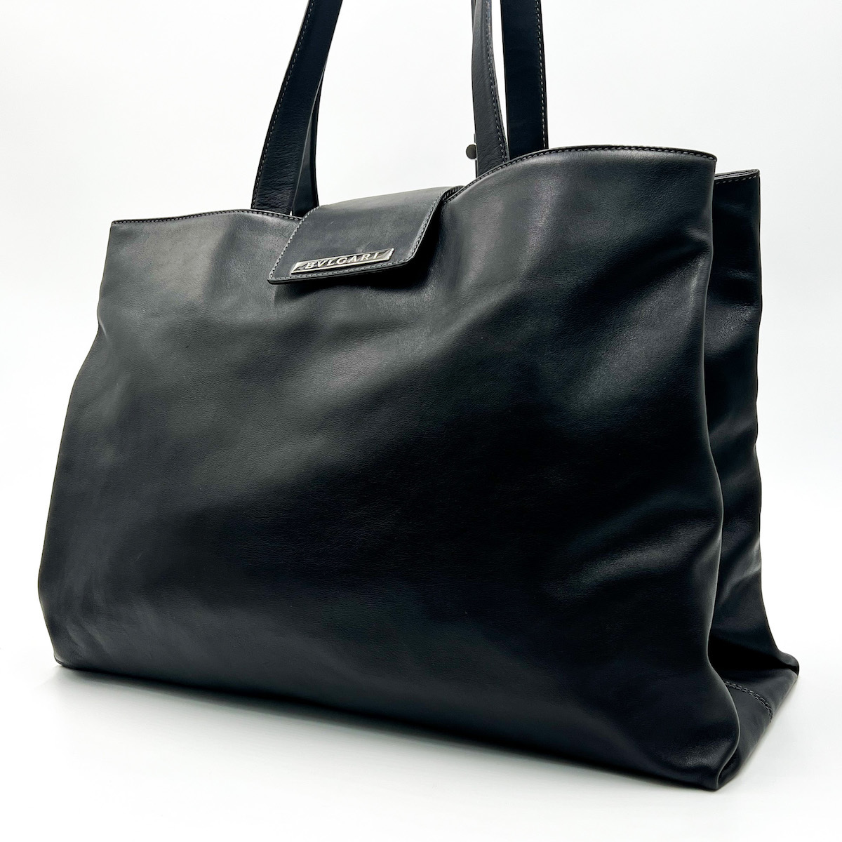 1円 極 BVLGARI ブルガリ トートバッグ ショルダーバッグ ビジネス