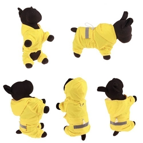  собака для # плащ # маленький размер собака [S желтый ] незначительный .. легкий! простой . надеты ....! передний кнопка пара есть комбинезон непромокаемая одежда [S желтый ] желтый цвет 
