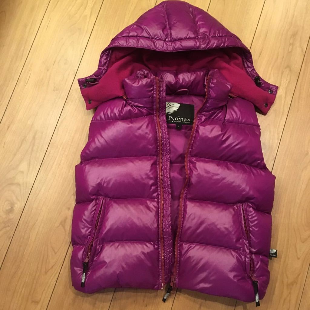  beautiful goods Pyrenex down vest Size:2(M~L degree )pire neck s