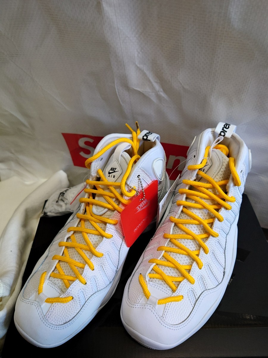 Supreme Nike Air Bakin White Amarillo シュプリーム ナイキ エアベイキン ホワイトアマリロ スニーカー 希少 黒タグ _画像2