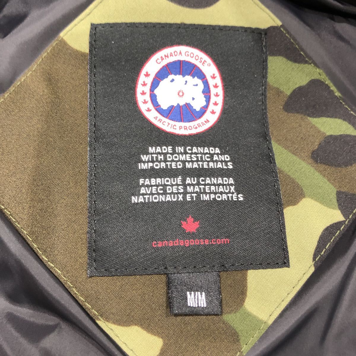 [CANADA GOOSE]MAITLAND PARKA down jacket Canada Goose M green green camouflage -ju nylon 4550M ts202402
