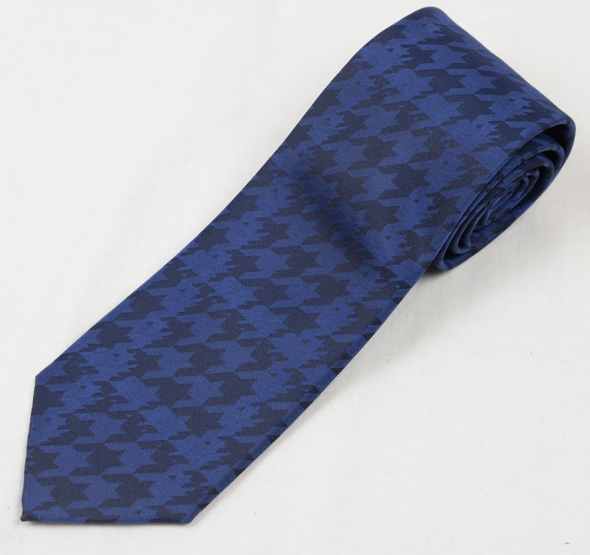 *CK Calvin Klein necktie ( large pattern thousand bird .. fine pattern pattern *.. navy blue, made in Japan ) new goods 