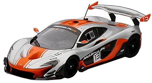 (中古）(未使用）McLaren P1-GTR silver/orange No.13 2015 Model Car Ready-