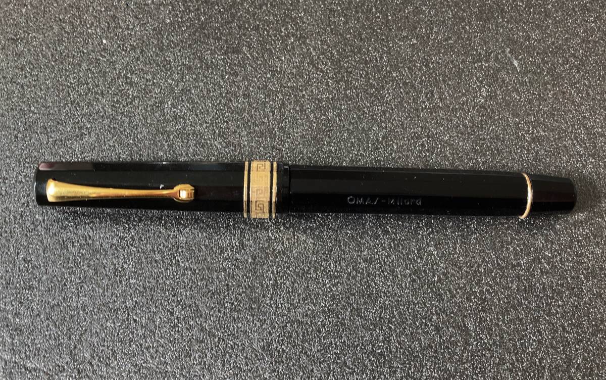 【メール便無料】 OMAS 18K 750 ミロード 万年筆 ブラック ゴールド オマス M? 動作未確認 オマス 【メール便無料】 OMAS 18K 750 ミロード 万年筆 ブラック ゴールド オマス M? 動作未確認 オマス