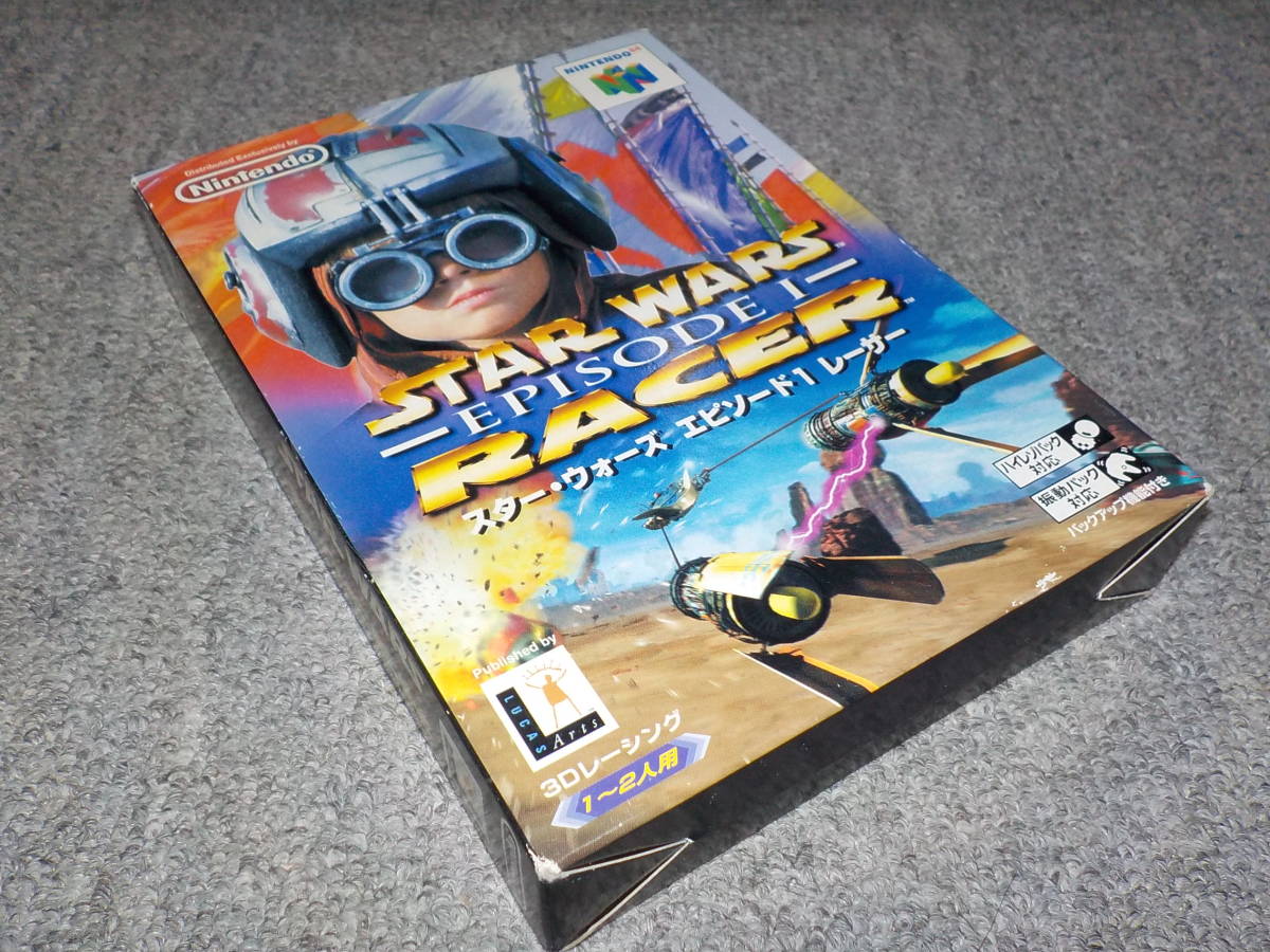 【ニンテンドウ64】　スターウォーズ エピソード1 レーサー　★新品★_画像1