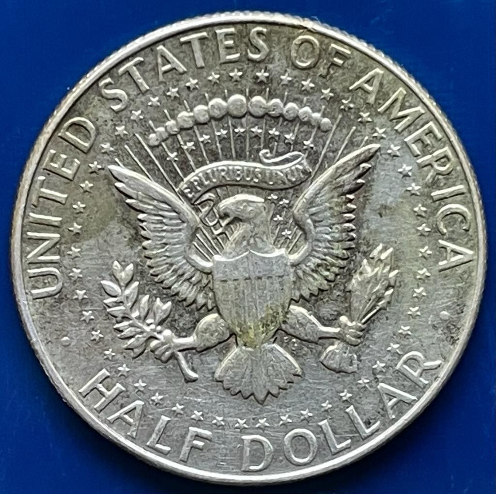 ケネディ銀貨1968D ハーフドル
