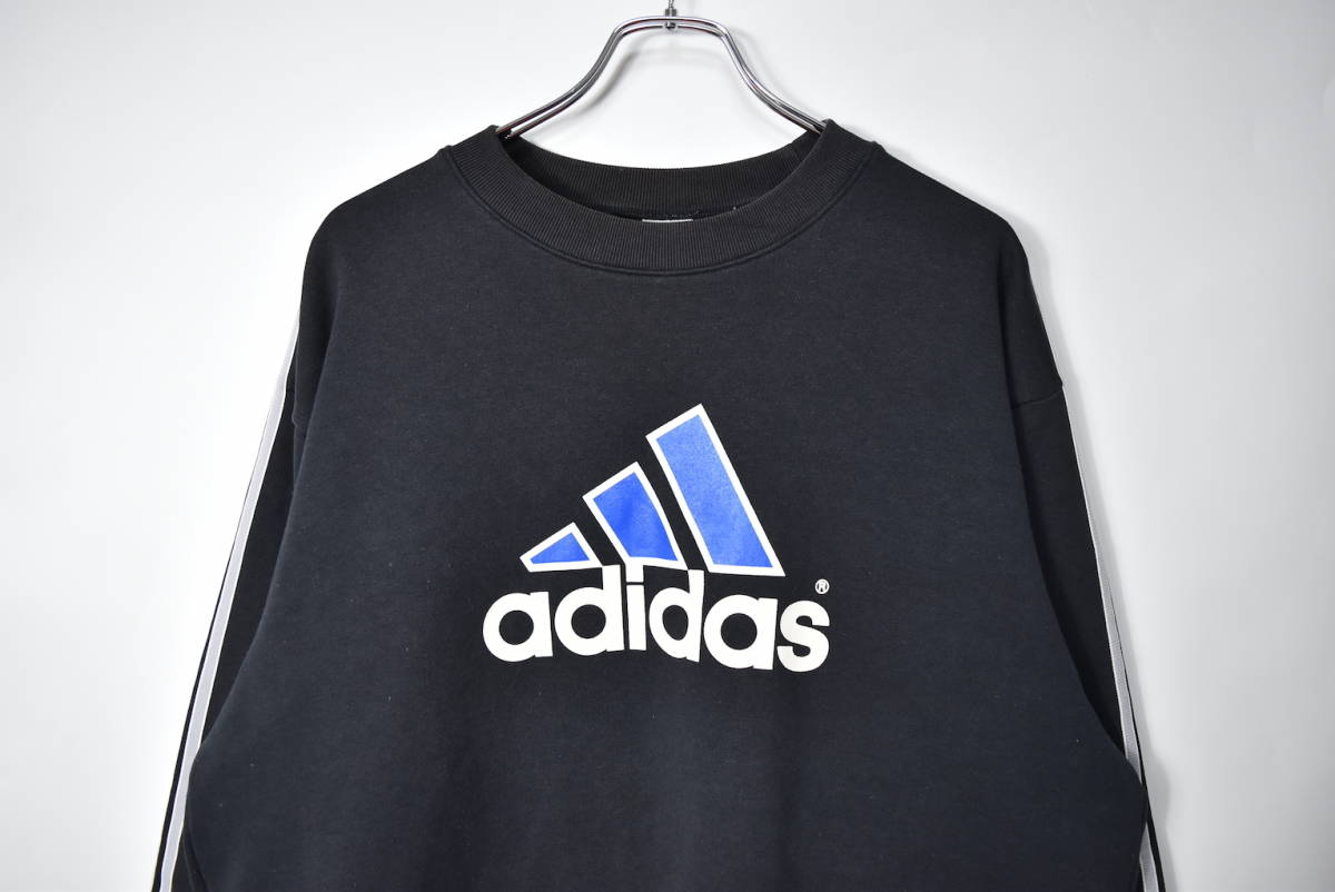 Adidas Vintage 古着 90s ライン スウェット ATP Y2K トレーナー 652