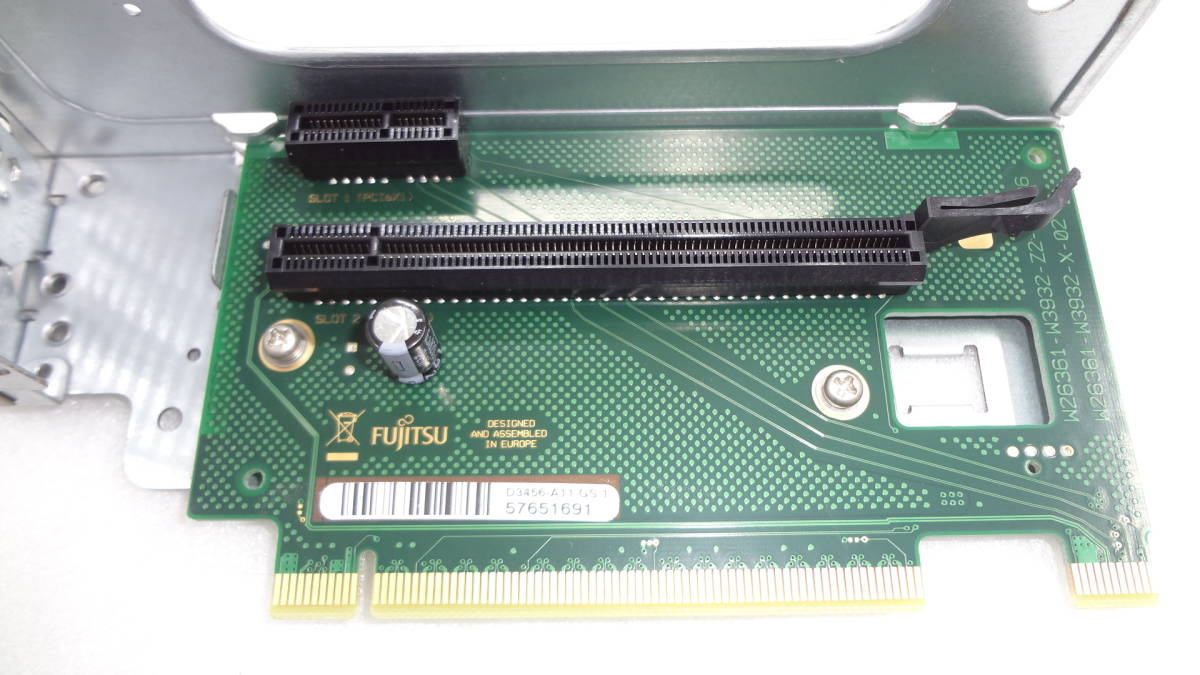 Fujitsu ESPRIMO D587/SX 用 D3456-A11 GS 1 ライザーカード 専用金具付 中古動作品 (D587/SX)_画像3
