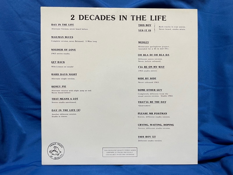 LP The Beatles ビートルズ "It was 20years ago today"_画像2