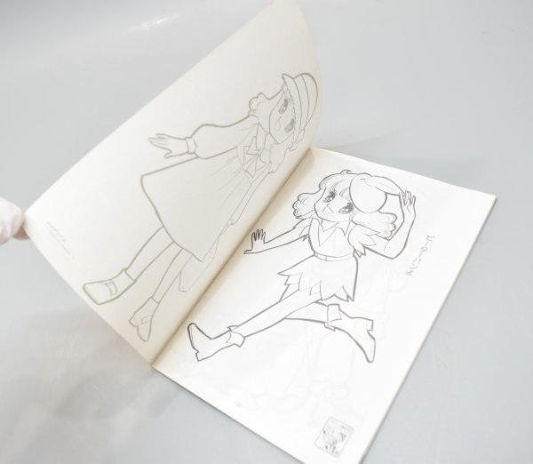  неиспользуемый товар подлинная вещь Showa Note раскрашенные картинки рубин e колокольчик .reni девушка манга иллюстрации Showa Retro покрытие . bell Mark A-51H-4