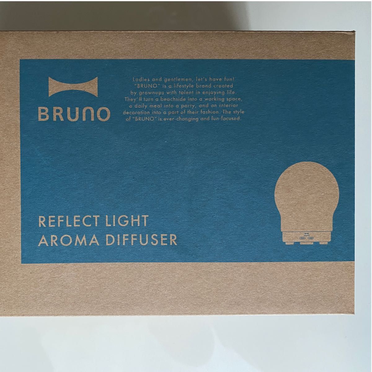 BRUNO 超音波式 リフレクトライト アロマディフューザー 電球型 BOE057-BULB 