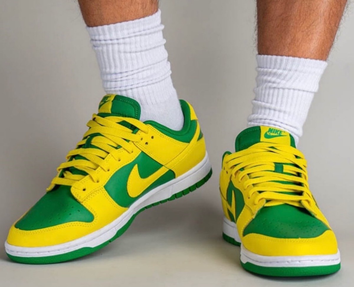 30cm Nike Dunk Low Reverse Brazil US12 ナイキ ダンク リバース ブラジル DV0833-300 Supreme SBカラー DN3741-700 Buck バック Heineken