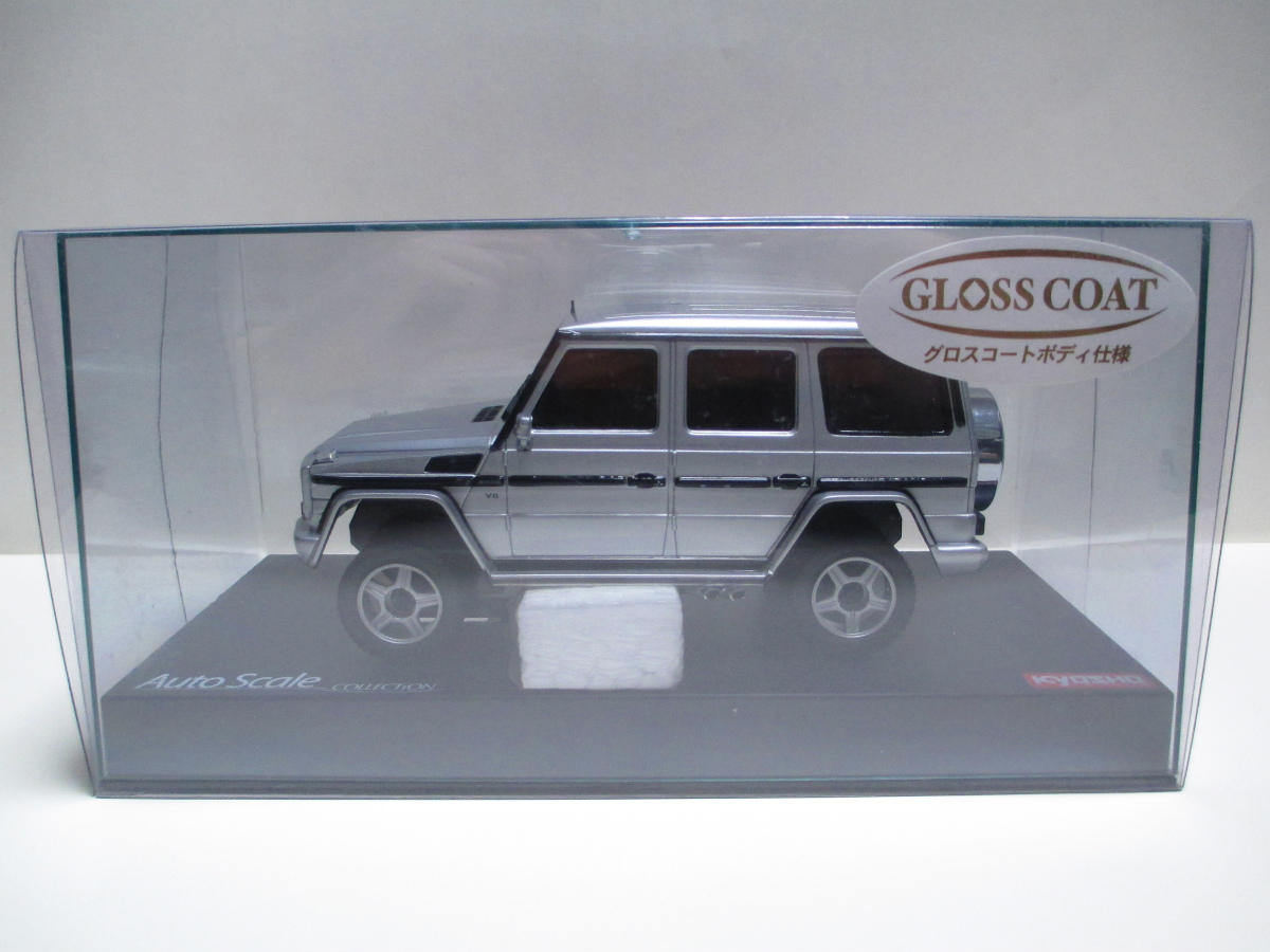 京商 ミニッツ ボディ Auto Scale メルセデスベンツ G55L AMG ゲレンデ ラジコン RC ミニカー シルバーの画像1