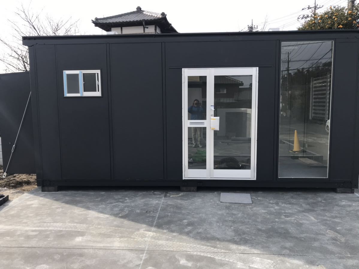  unit house prefab CT-54J office work place store .. toilet attaching 8 tatami room arrangement modification free toilet less . possible 