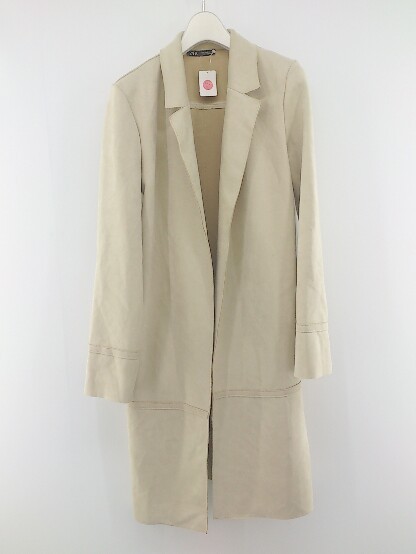 ◇ ZARA ザラ 薄手 スウェード調 長袖 コート サイズ EUR S USA S MEX