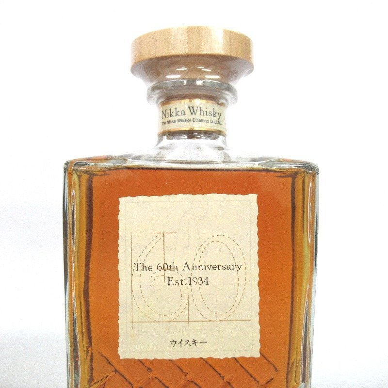 大阪府配送限定 ニッカ 創業60周年 記念ボトル 700ml 箱付 | www.bauen