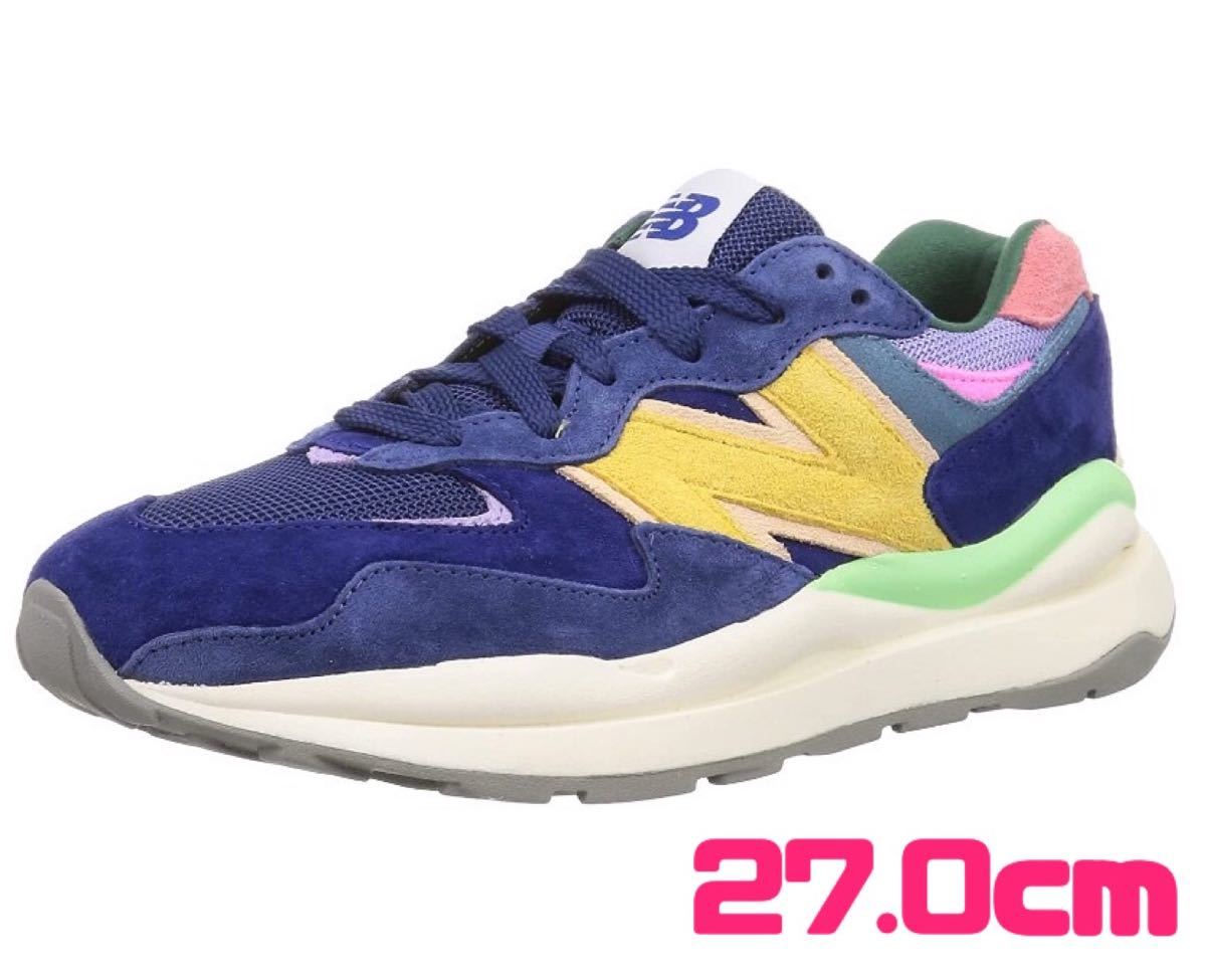 new balance ニューバランス】スニーカー M5740 SSG NAVY/YELLOW 27.0