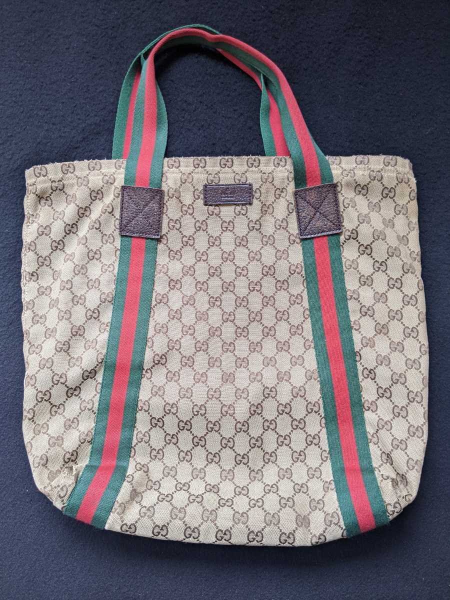 グッチ シェリーライン トートバッグ ハンドバッグ ショルダーバッグ