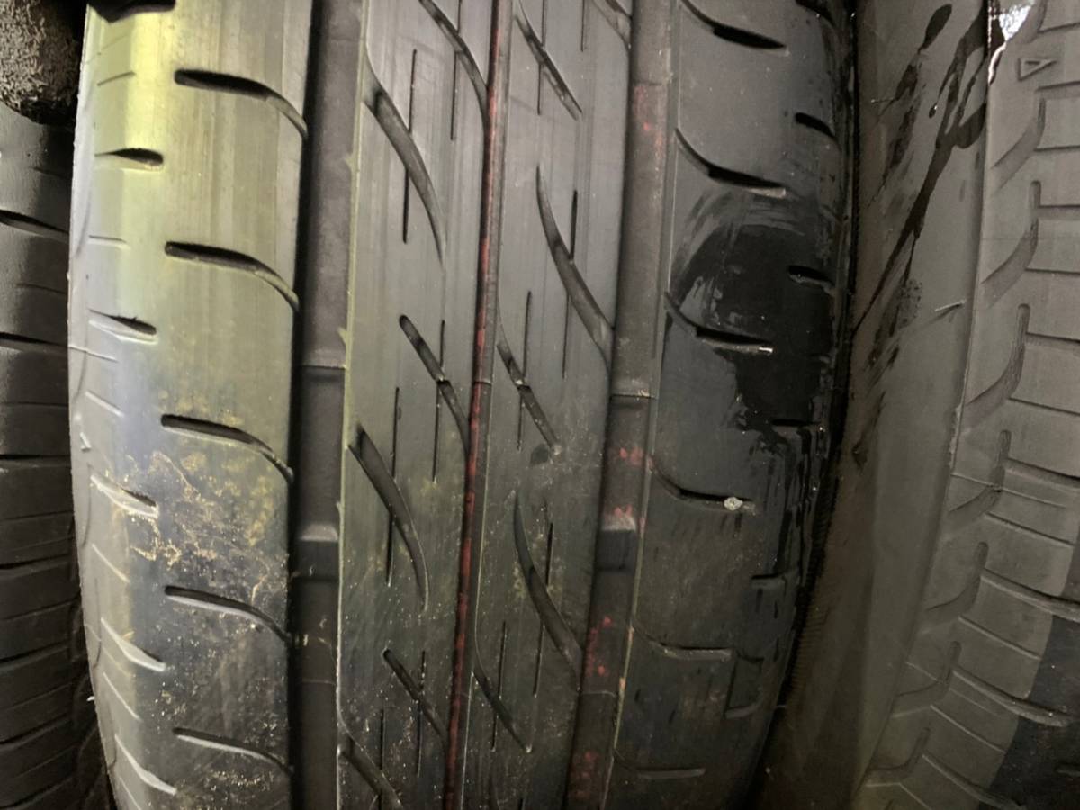 Y850 175/65R15 BRIDGESTONE ブリジストン 2019年 PCD100 4H 5J FIELDER フィールダー NZE164 4本セット キャップ付き_画像3