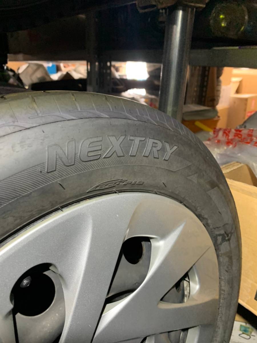 Y850 175/65R15 BRIDGESTONE ブリジストン 2019年 PCD100 4H 5J FIELDER フィールダー NZE164 4本セット キャップ付き_画像7