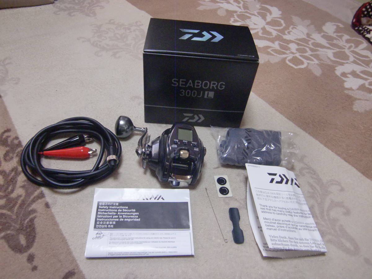 DAIWA 21シーボーグ300JL 使用時間少(実釣時間12時間、実釣距離11.7