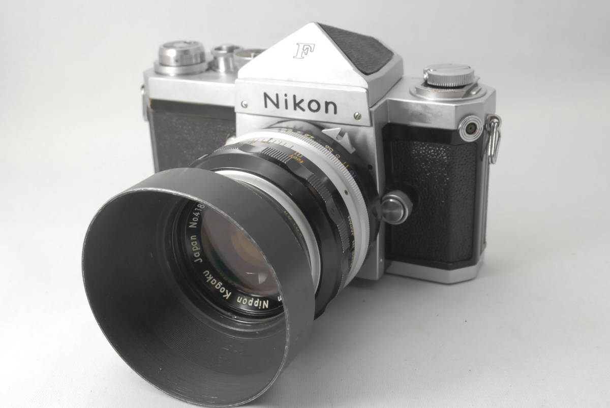 整備済み ニコンF アイレベル 富士山マーク/ NIKKOR-S Auto 50mm F1.4 #0290