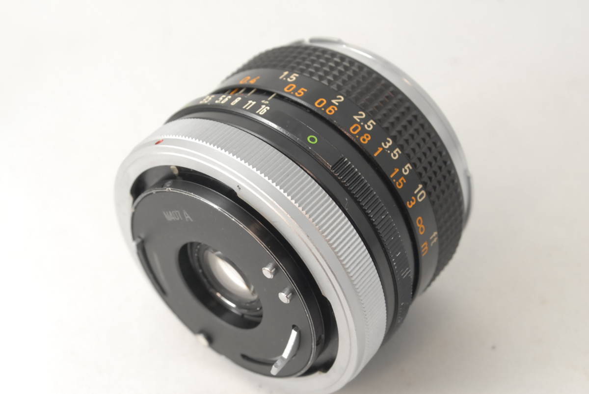 整備済み キヤノン CANON FD 28mm f3.5 広角単焦点レンズ　#296_画像7
