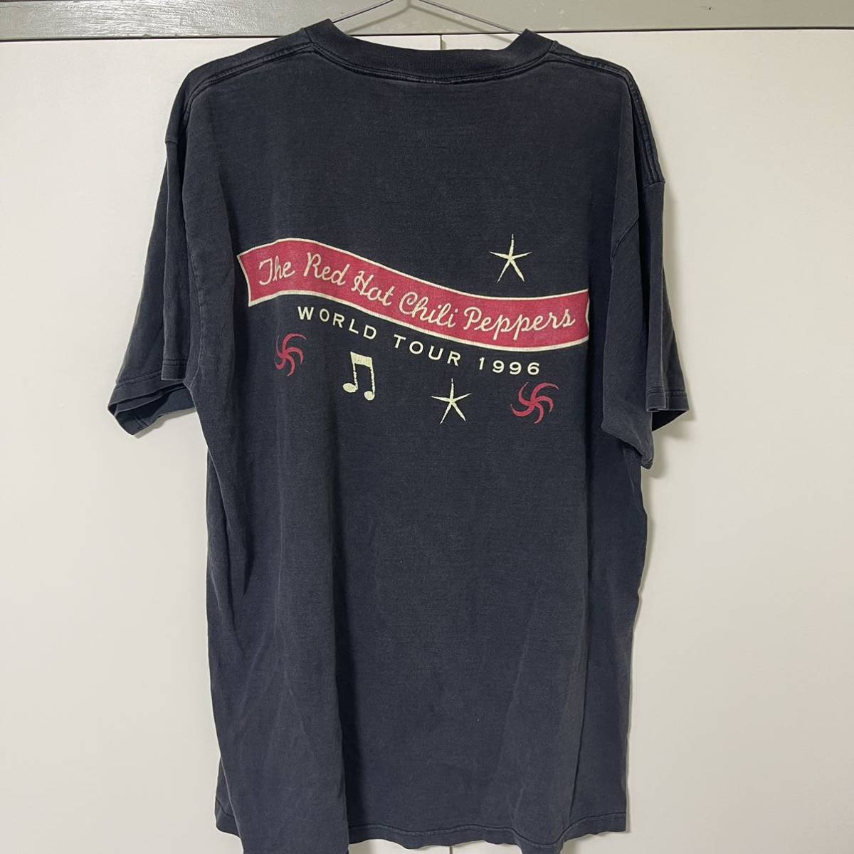 レッドホットチリペッパーズ　半袖Tシャツ バンドTシャツ　reshot chili peppers 1996s ツアーTシャツ　XL_画像2