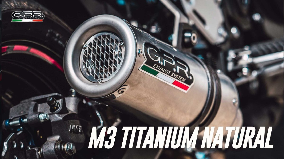 イタリア GPR / M3 チタニウム スリップオン マフラー 公道仕様 / KTM デューク125 2011-2016_画像1
