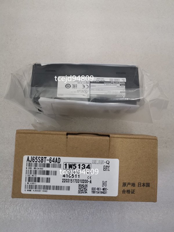 新品 MITSUBISHI/三菱電機 AJ65SBT-64AD PLC AD変換アナログ入力 保証付き