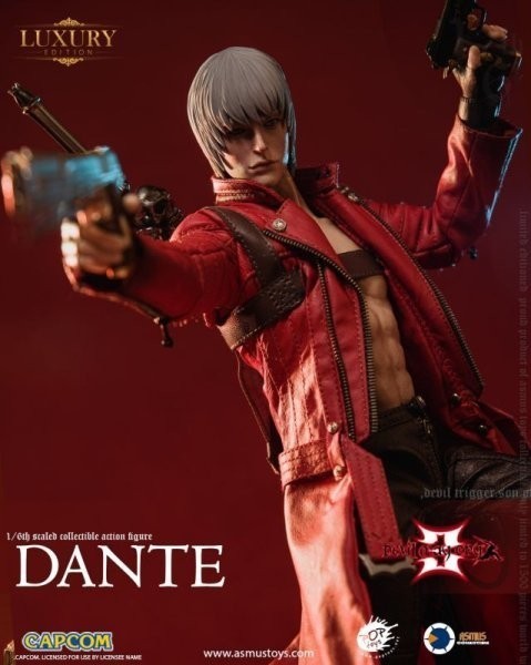 豪華版 ASMUS TOYS DMC300V2LUX デビルメイクライ3 DANTE ダンテ (DMC III) 1/6 フィギュア 新品未開封　(検　スリーゼロ ホットトイズ )_画像6