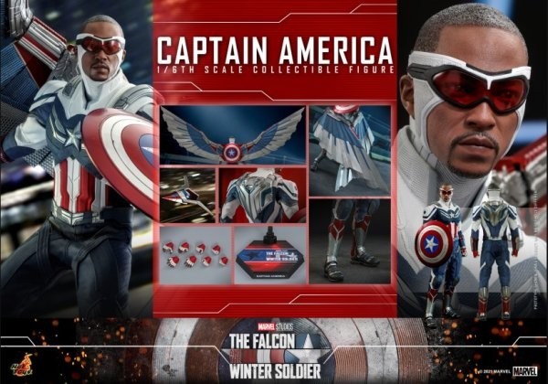 ホットトイズ 1/6フィギュア ファルコン & ウィンター・ソルジャー キャプテン・アメリカ Captain America TMS040 新品未開封_画像1